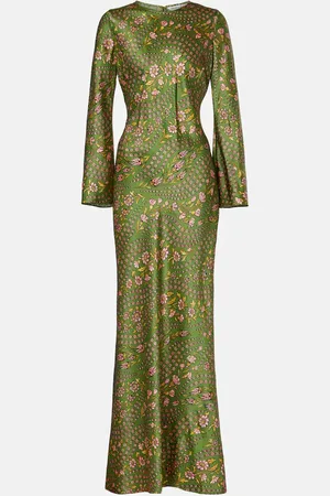 VERONICA BEARD Maxikleid Gemma aus einem Seidengemisch