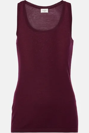 Saint Laurent Top aus Wolle