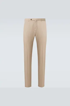 SLOWEAR Gerade Hose aus Leinen und Baumwolle