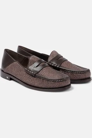 Max Mara Loafers mit Leder