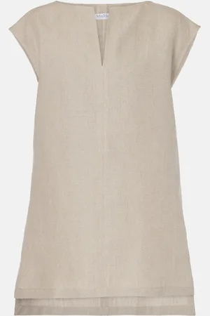 Max Mara Top Colombo aus Leinen
