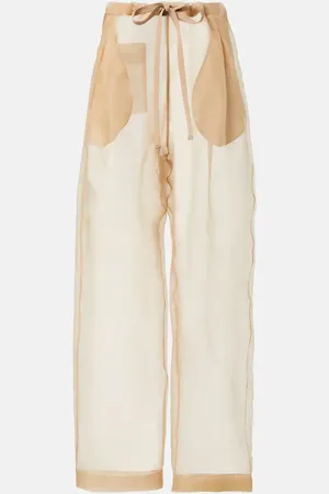 Khaite Weite Hose Trenton aus Seidenorganza