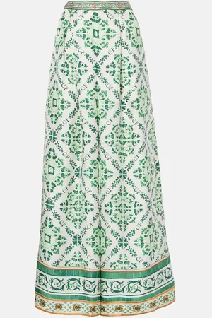 Camilla Bedruckte Palazzo-Hose aus Seide