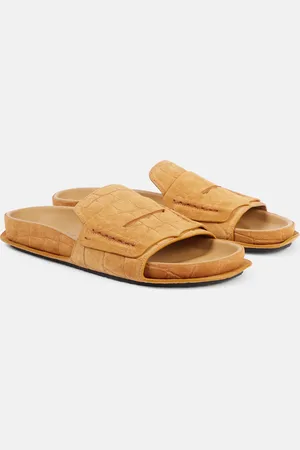Jacquemus Pantoletten Mocassin aus Veloursleder