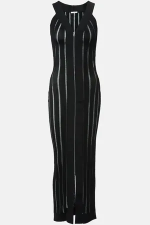Nensi Dojaka Maxikleid aus Rippstrick