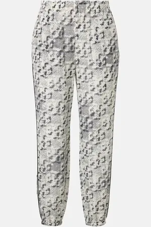 Tory Burch Bedruckte Palazzo-Hose aus Seide und Baumwolle
