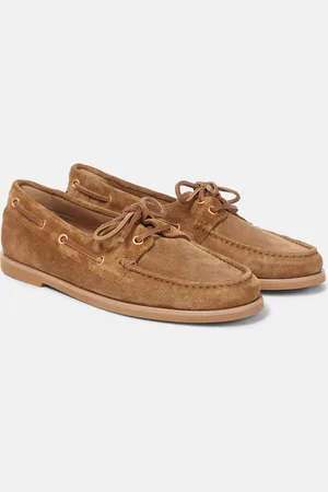 Gianvito Rossi Segelschuhe Amelia aus Veloursleder