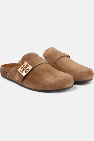 Tory Burch Slippers Mellow aus Veloursleder