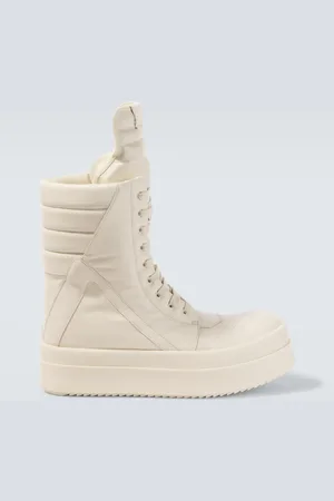 Rick Owens High-Top Sneakers Mega Geobasket aus Leder