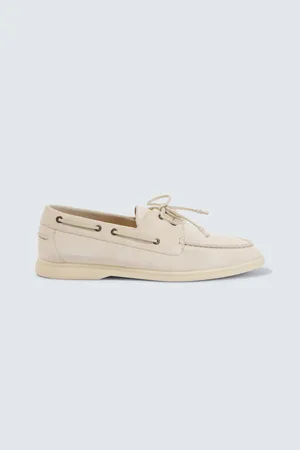 Loro Piana Segelschuhe Sea-Sail Walk aus Veloursleder