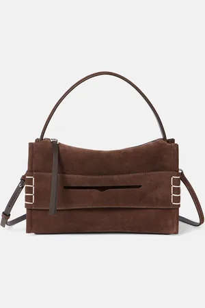 J.W.Anderson Schultertasche Loafer Small aus Veloursleder