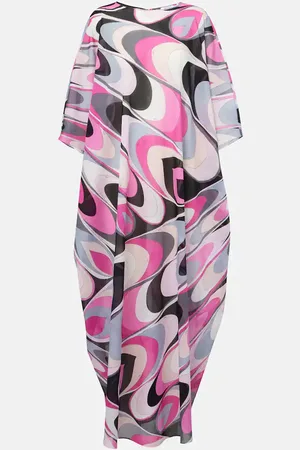 Puccini Kaftan Onde aus Baumwollmusselin