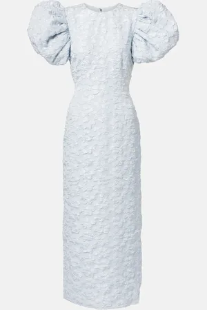 ROTATE Midikleid aus Jacquard