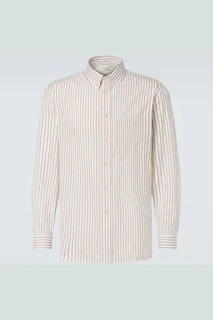 Saint Laurent Hemd Cassandre aus Baumwollpopeline