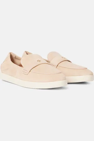 Tory Burch Loafers Ballet aus Veloursleder