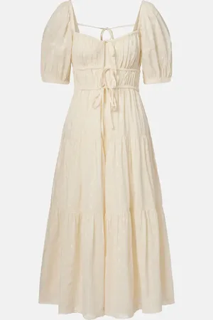 ULLA JOHNSON Maxikleid Palma aus Baumwolle