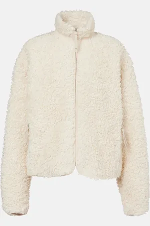 Jil Sander Jacke aus Teddyfleece