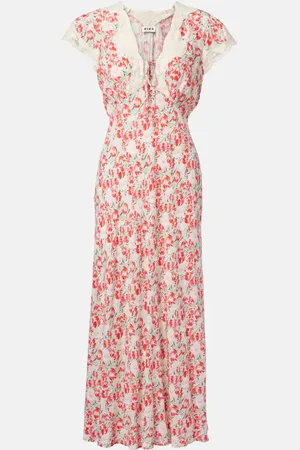 RIXO London Maxikleid Amaia aus Crêpe de Chine