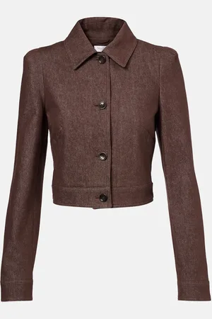 Max Mara Cropped-Jacke Carpa aus Baumwolle
