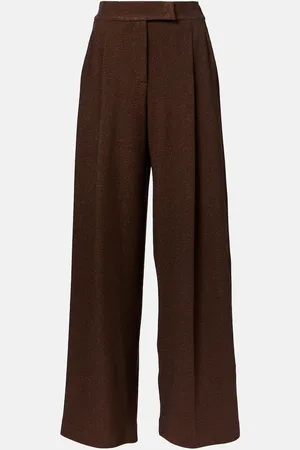 Max Mara Weite Hose Aereo aus einem Baumwollgemisch