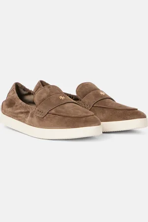 Tory Burch Loafers Ballet Sport aus Veloursleder