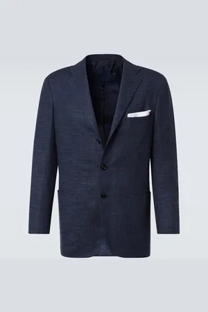 Kiton Blazer aus Wolle, Seide und Baumwolle