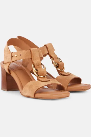 ULLA JOHNSON Sandalen Milla aus Veloursleder