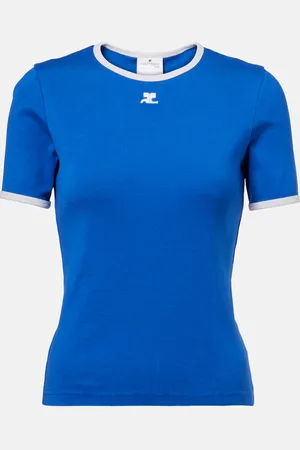 Courrèges Courrèges T-Shirt Heritage aus Baumwoll-Jersey