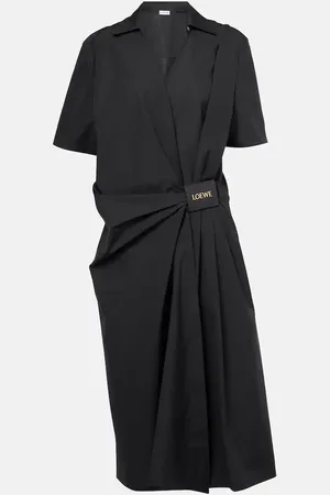 Loewe Wickelkleid aus Baumwollpopeline