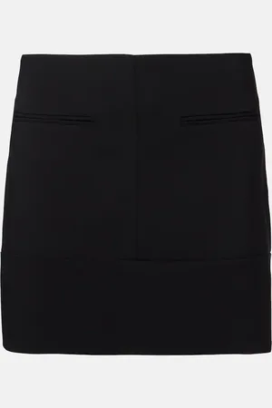 Courrèges Courrèges Minirock aus Crêpe