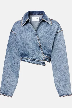 Alaïa Alaïa Cropped-Jeansjacke