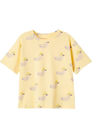Tiny Cottons Bedrucktes T-Shirt Ducks aus Baumwolle