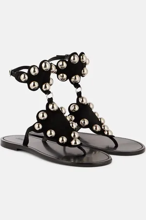 Isabel Marant Verzierte Sandalen Velvee aus Veloursleder