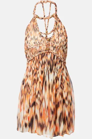 Isabel Marant Bedrucktes Minikleid Rozilda aus Seide