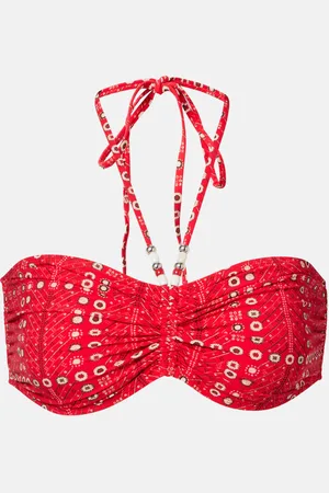 Marant Etoile Bedrucktes Bikini-Oberteil Salmage