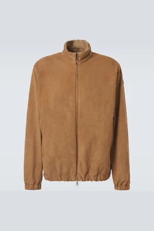 Moncler Wendbarer Jacke Turbat aus Veloursleder