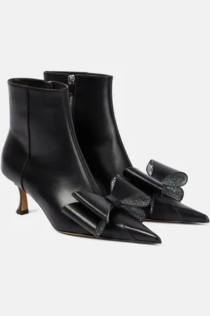 Mach & Mach Verzierte Ankle Boots Le Cadeau aus Leder