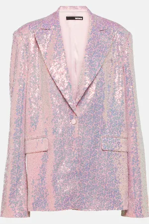 ROTATE Oversize-Blazer mit Pailletten
