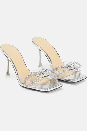 Mach & Mach Verzierte Pantoletten Double Bow