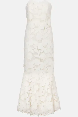 Simkhai Midikleid Valetta aus Guipure-Spitze