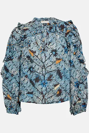 ULLA JOHNSON Bluse Manet aus einem Baumwollgemisch
