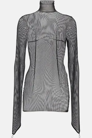 ANN DEMEULEMEESTER Top aus Mesh