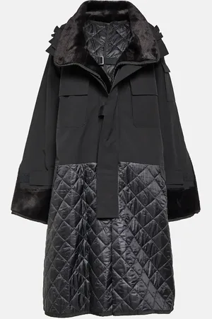 JUNYA WATANABE Mantel mit Faux Shearling