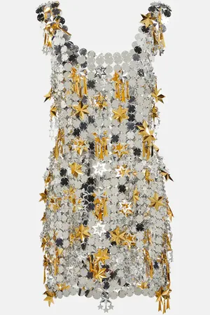 Paco rabanne Verziertes Minikleid