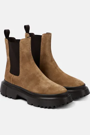 Hogan Chelsea Boots H619 aus Veloursleder