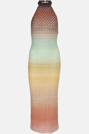 Missoni Midikleid aus Häkelstrick