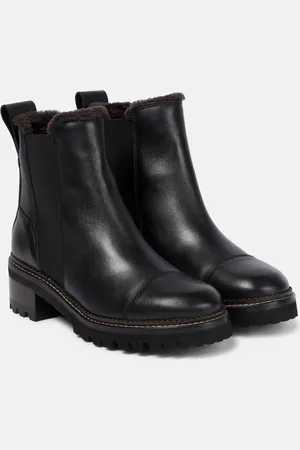 See by Chloé See By Chloé Chelsea Boots Mallory aus Leder