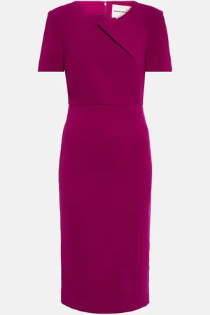 Roland Mouret Midikleid aus Woll-Crêpe