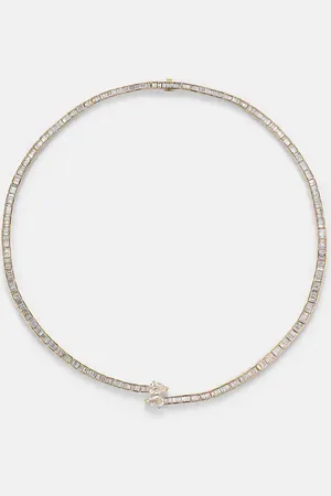 Anita Choker Saturn aus 18kt Gelbgold mit Diamanten