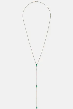 Anita Halskette aus 18kt Gelbgold mit Smaragden
